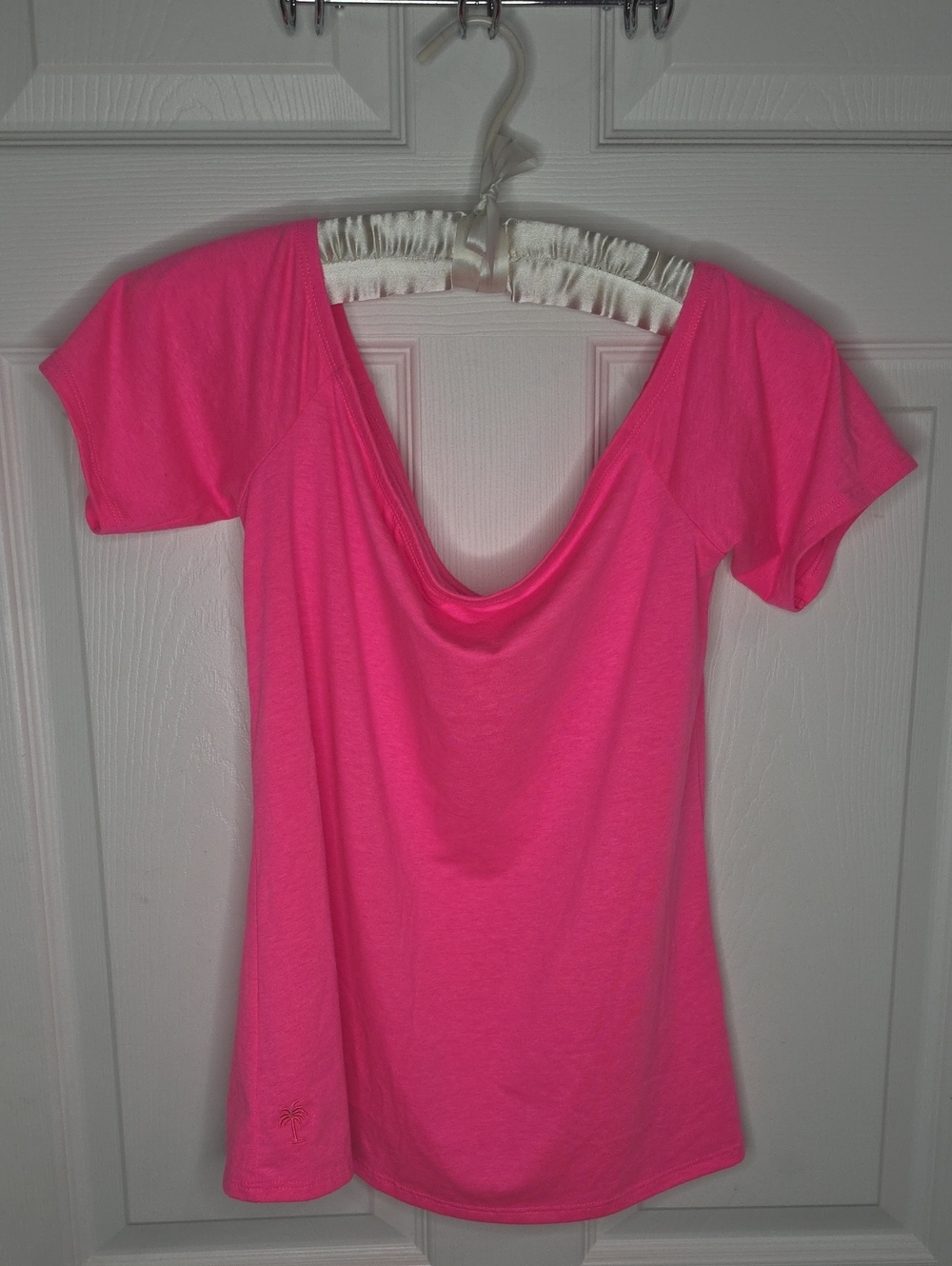 Lilly Pulitzer Keria Top Pink Cosmo Hot Pink Size M NWT
